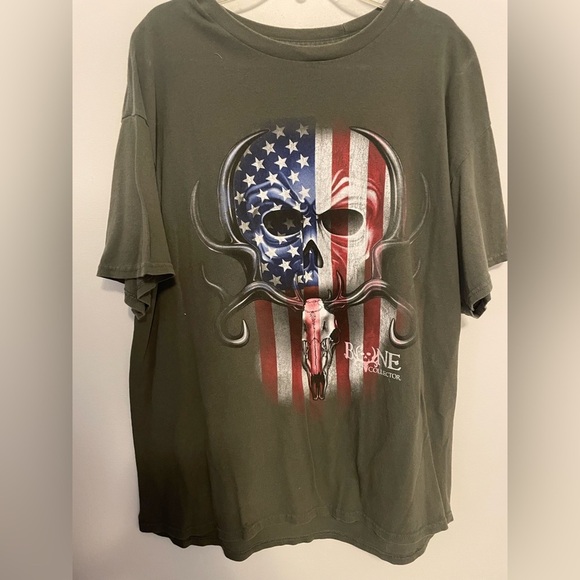 Olive Green Men's T-Shirt - Picture 1 of 6
